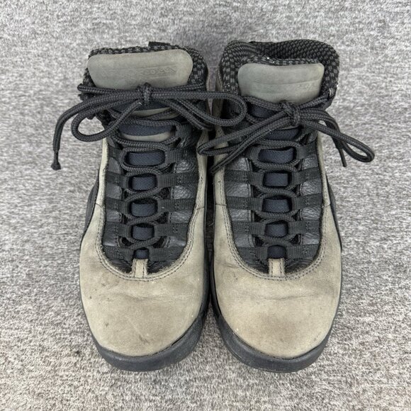 ✅Nike Air Jordan 10 Retro Shadow 2018 Mens 7 310805-002 Dark Shadow Leather✅SOLE - Picture 7 of 11